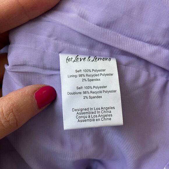 For Love And Lemons Chelsie Mini Dress Size S - Picture 6 of 13